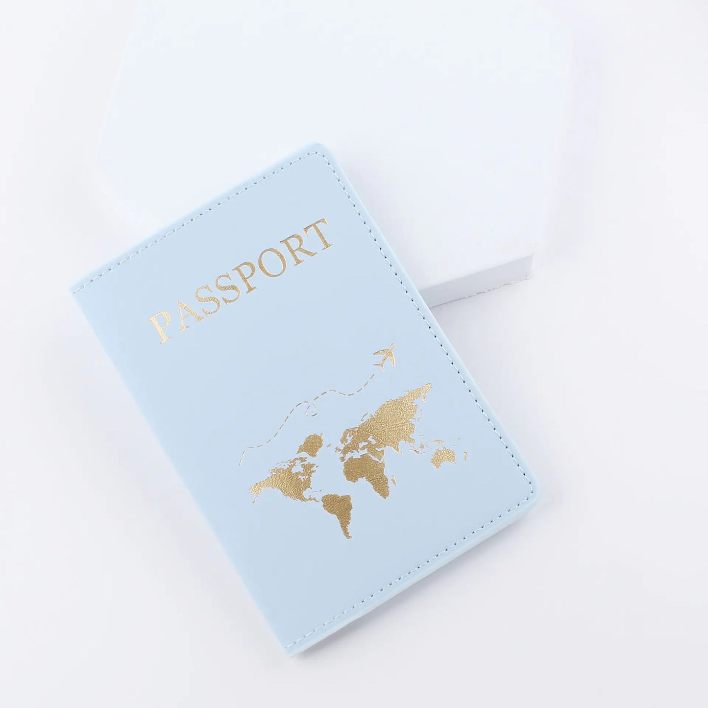 Leather Passport Holder Travel Document Case Protector (International)