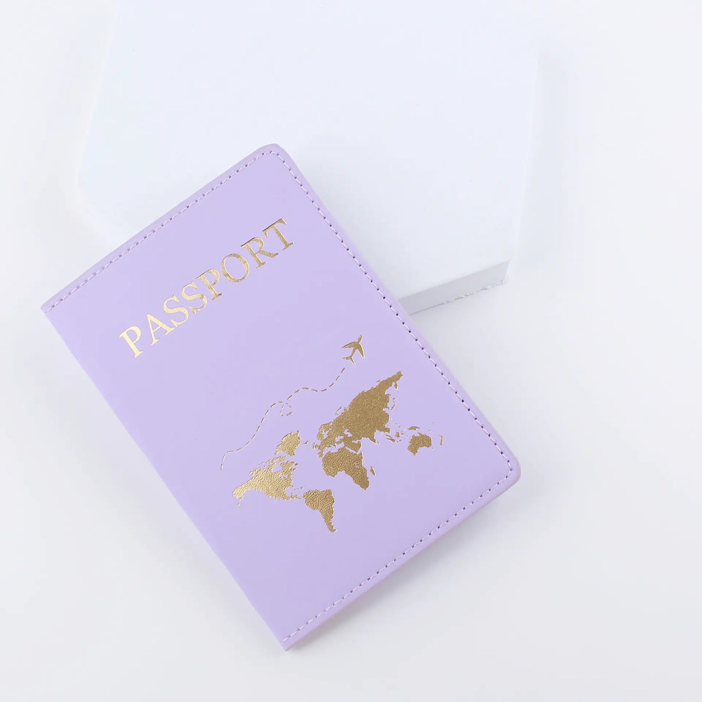Leather Passport Holder Travel Document Case Protector (International)