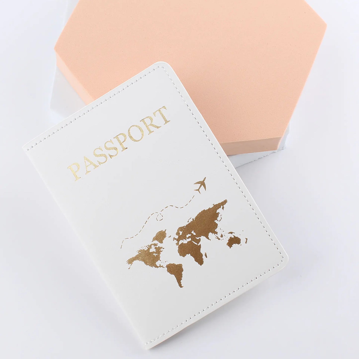 Leather Passport Holder Travel Document Case Protector (International)