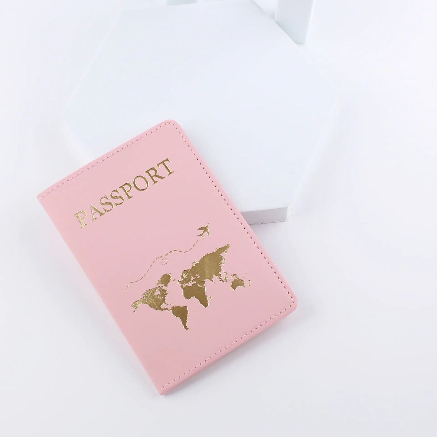 Leather Passport Holder Travel Document Case Protector (International)
