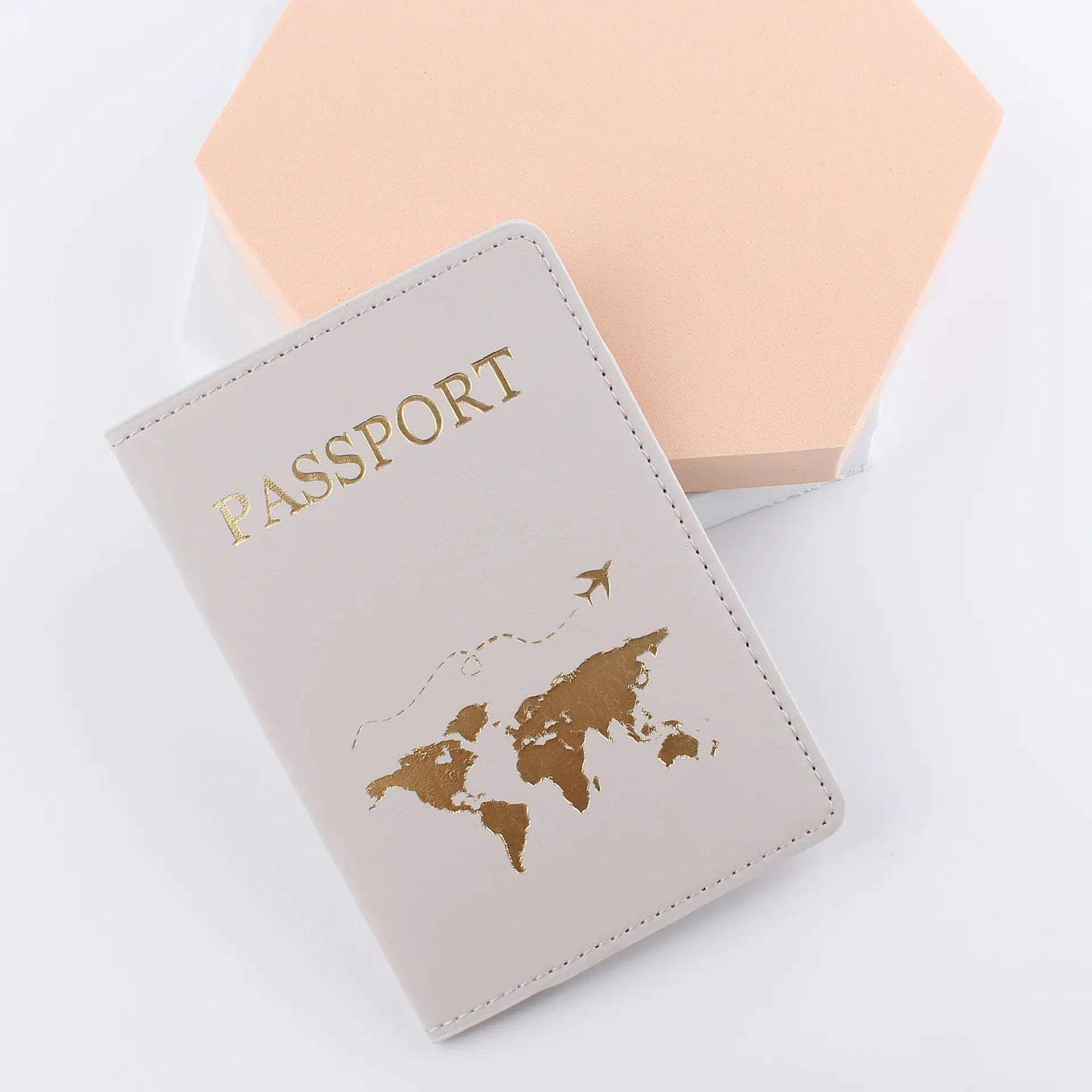 Leather Passport Holder Travel Document Case Protector (International)