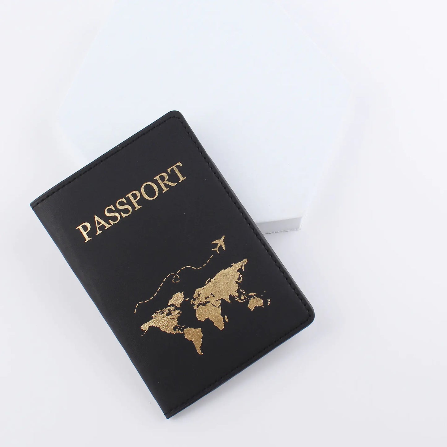 Leather Passport Holder Travel Document Case Protector (International)