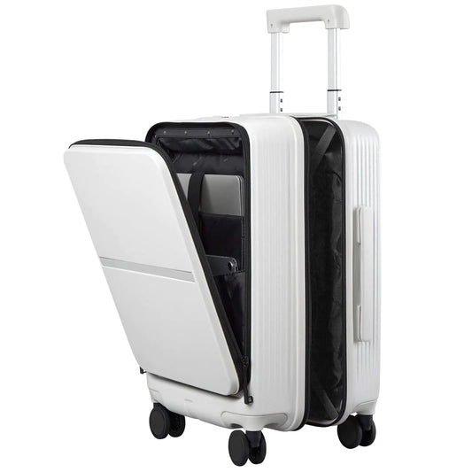 Hanke 20 Inch Carry On Luggage Airline Approved Hard Shell Suitcase