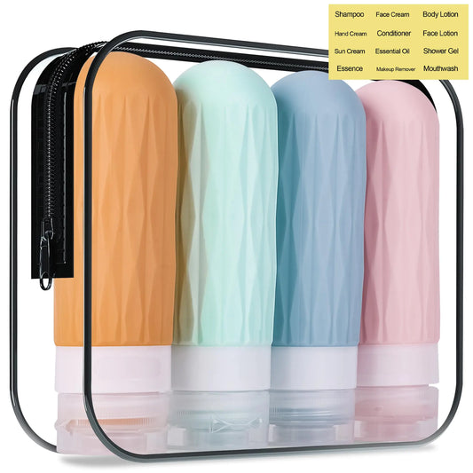 FEEJOY Travel Bottles for Toiletries TSA Approved