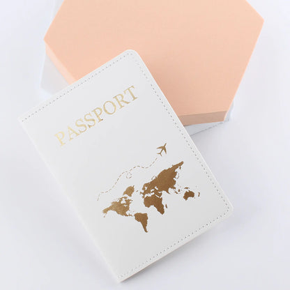 Leather Passport Holder Travel Document Case Protector (International)