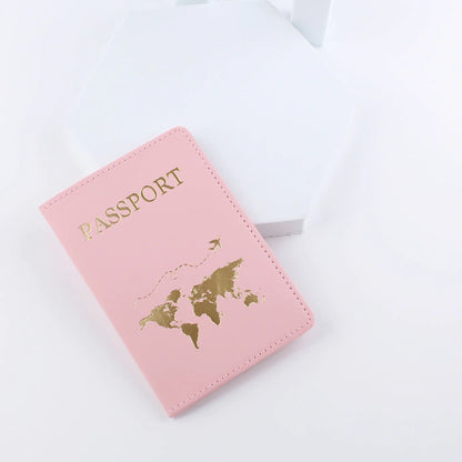 Leather Passport Holder Travel Document Case Protector (International)