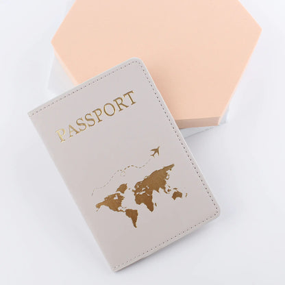 Leather Passport Holder Travel Document Case Protector (International)