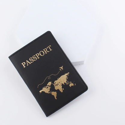 Leather Passport Holder Travel Document Case Protector (International)