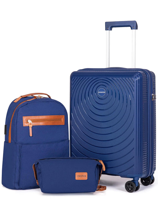 CONCEPTEN Carry On Luggage 22x14x9 Airline Approved